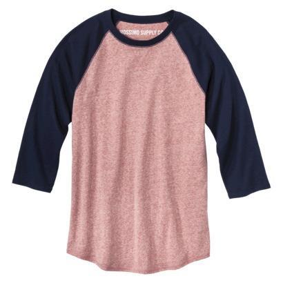 Mossimo Supply Co. Men's Baseball Tee Shirt - Santa Fe Rose