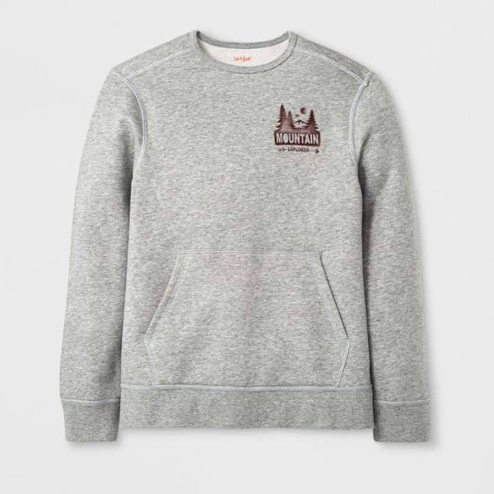 Boys' Adaptive Fleece Pullover - Cat & Jack Heather Gray