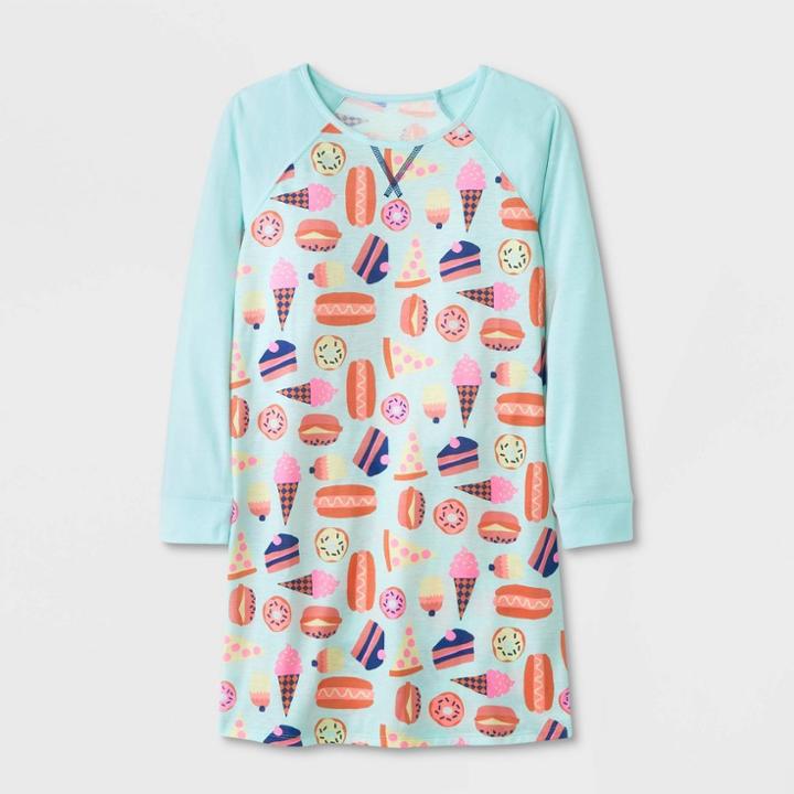 Girls' Food Long Sleeve Nightgown - Cat & Jack