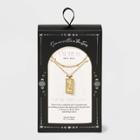 No Brand 14k Gold Dipped 'taurus' Zodiac Pendant Necklace - Gold