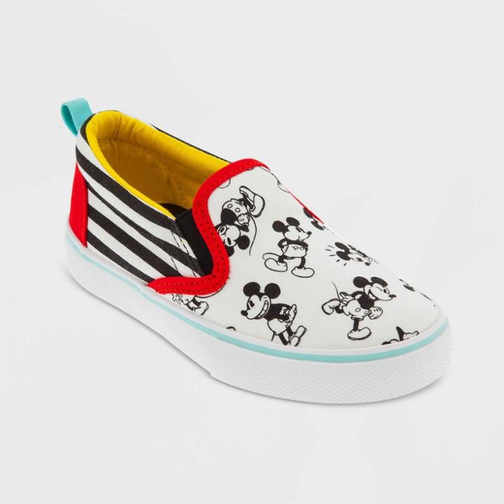 Boys' Disney Mickey Mouse Sneakers - White 9 - Disney