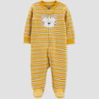 Baby Boys' Tiger Interlock Footed Pajama - Just One You Made By Carter's Gold Newborn