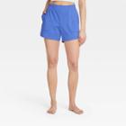 Women's Mid-rise Knit Shorts 5 - All In Motion Cobalt