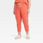 Women's Plus Size Mid-rise Jogger Pants - Universal Thread Rust