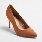 Women's Gemma Pointed Toe Pumps - A New Day Caramel