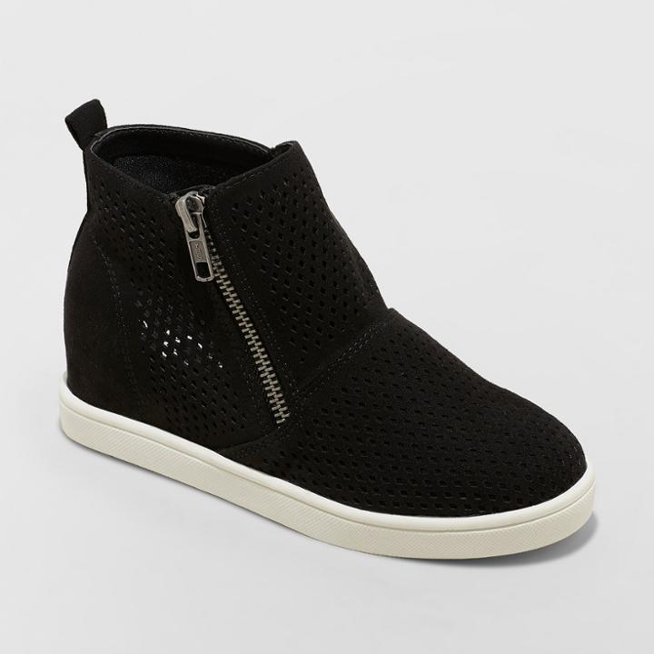 Girls' Kacy Laser Cut Sneakers - Art Class Black