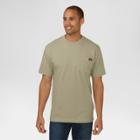 Petitedickies Men's Cotton Heavyweight Short Sleeve Pocket T-shirt- Desert Sand M, Size: Medium, Desert Brown
