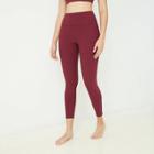 Women's High-waisted Ribbed 7/8 Leggings - Joylab Port