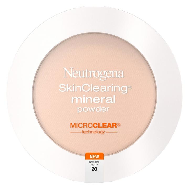 Neutrogena Skin Clearing Pressed Powder - 20 Natural Ivory, Natural Ivory