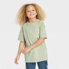 Boys' Washed Short Sleeve T-shirt - Art Class Green