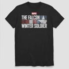 Men's Marvel Falcon And Winter Soldier Short Sleeve Graphic T-shirt - Black