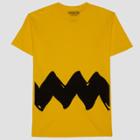 Men's Peanuts Charlie Brown Costume Short Sleeve T-shirt - Sunrise