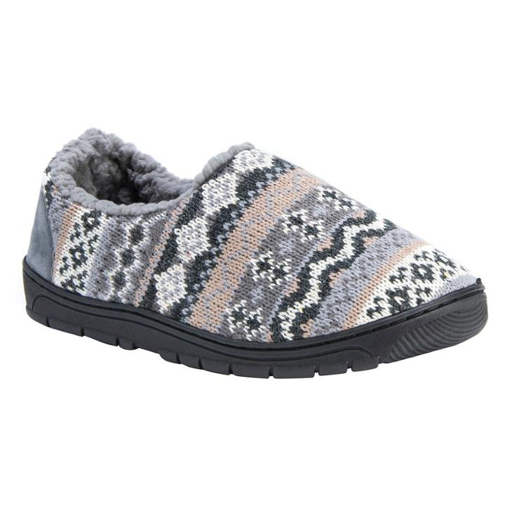 Men's Muk Luks John Loafer Slippers - Gray