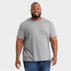 Men's Tall Standard Fit Short Sleeve Crew Neck Graphics T-shirt - Goodfellow & Co Gray/tree