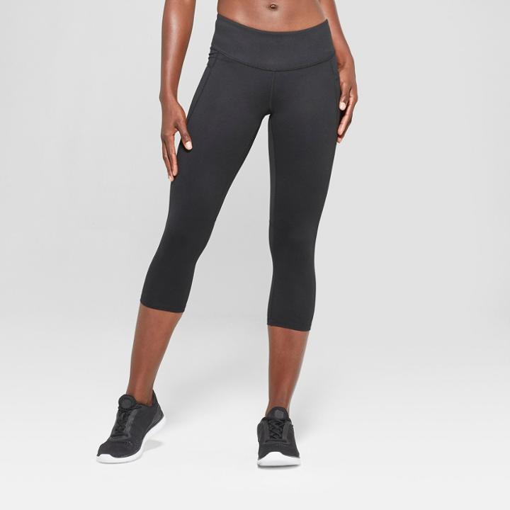 Women's Studio Mid-rise Capri Leggings 20 - C9 Champion Black L,