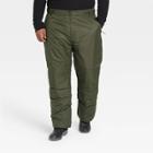 Men's Big & Tall Snow Pants - All In Motion Olive Green
