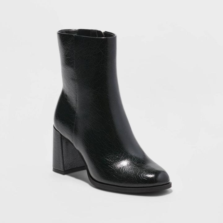 Women's Janelle Dress Boots - A New Day Dark Green