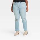 Women's High-rise Straight Cropped Jeans - Universal Thread