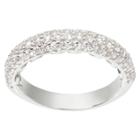 5/8 Ct. T.w. Journee Collection Round Cut Cz Pave Set Elegant Ring In Brass -