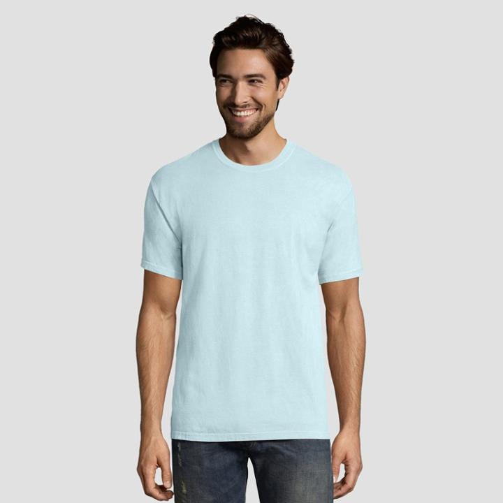 Petitehanes 1901 Men's Short Sleeve T-shirt - Sky Blue S, Size: Small, Blue Blue