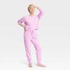 Women's Fleece Lounge Jogger Pants - Colsie Purple