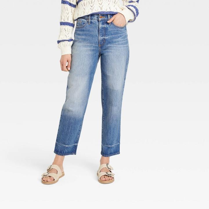 Women's Super-high Rise Vintage Straight Jeans - Universal Thread