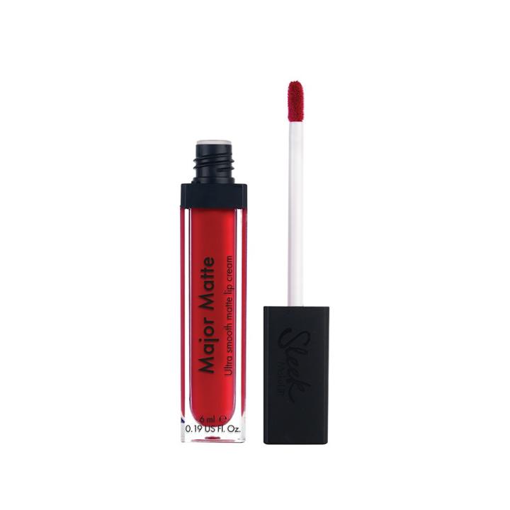 Sleek Makeup Major Matte Ultra Smooth Matte Lip Cream Rioja Red - .19oz