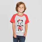 Mickey Mouse & Friends Toddler Boys' Disney Mickey Mouse T-shirt - Heather Gray 12m, Boy's, Gray Red