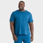 Men's Big & Tall Short Sleeve Performance T-shirt - All In Motion Teal Blue