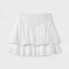 Girls' Tiered Skirt - Art Class White