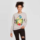 Women's The Simpsons Lightup Holiday Sweatshirt - Heather Gray