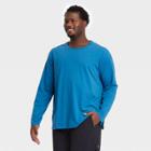Men's Big & Tall Long Sleeve Performance T-shirt - All In Motion Blue