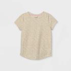 Girls' Printed Short Sleeve T-shirt - Cat & Jack Sand
