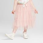 Girls' Tulle Layered Skirt - Art Class Pink