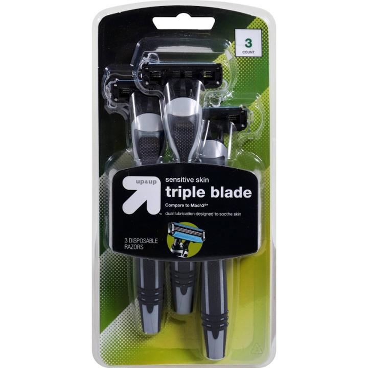 Up&up Men's Triple Blade Disposable Razor