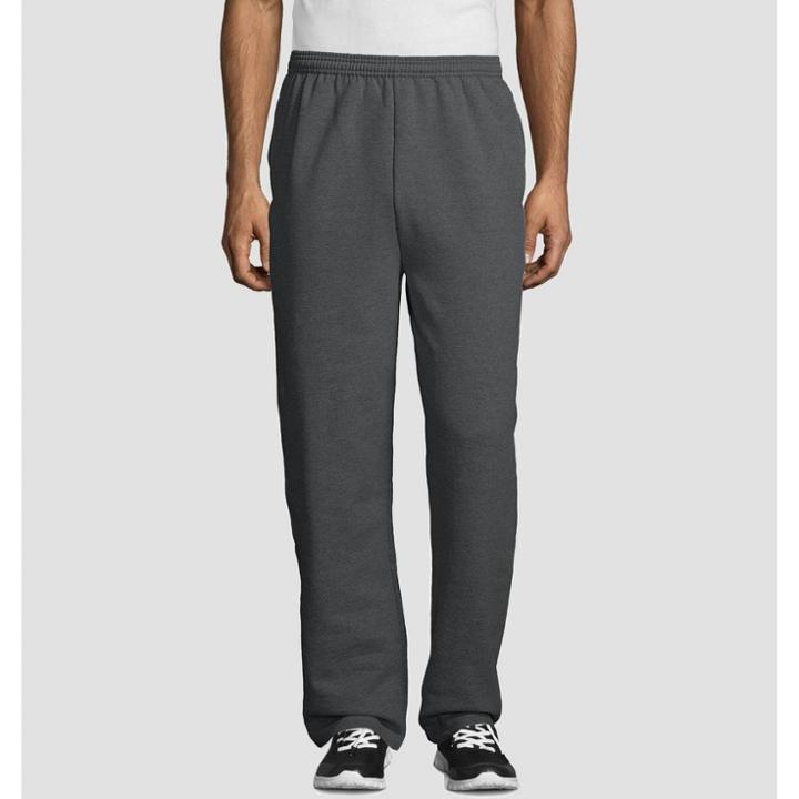Hanes Men's Ecosmart Fleece Sweatpants - Dark Gray
