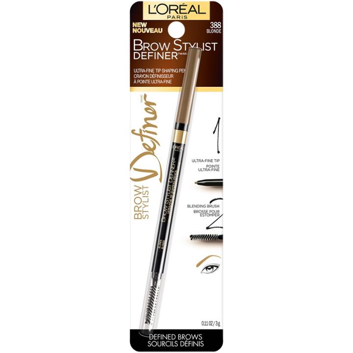 L'oreal Paris Brow Stylist Definer 388 Blonde .45oz