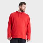 Men's Big & Tall Pullover Hoodie - All In Motion Red Xxxl