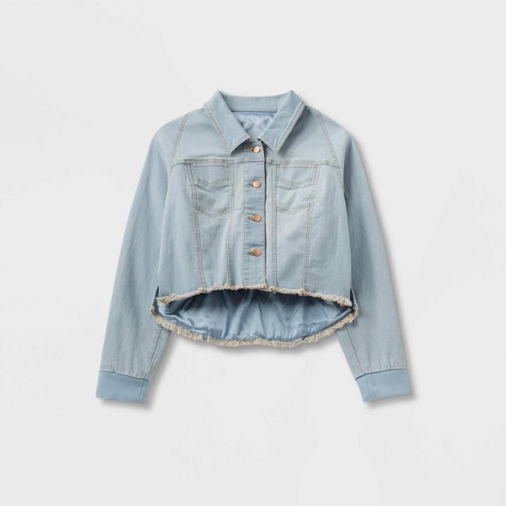 Women's Adaptive Denim Jacket - Universal Thread Light Wash