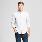 Men's Standard Fit Long Sleeve Northrop Button-down Shirt - Goodfellow & Co Silver