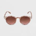 Women's Round Sunglasses - A New Day Pink