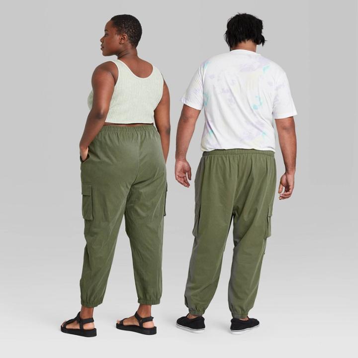 Plus Size Trek Leisure Pants - Wild Fable Olive Green