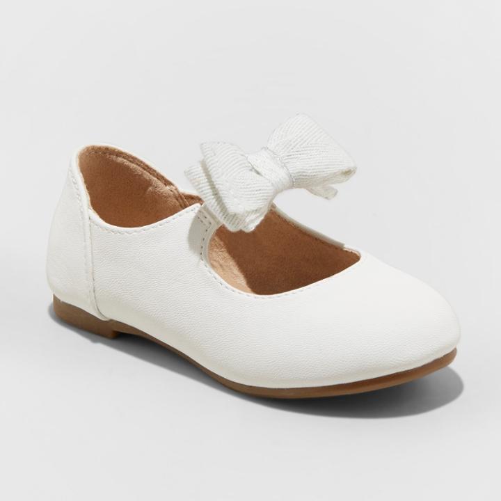 Toddler Girls' Belle Mary Jane Shoes - Cat & Jack White