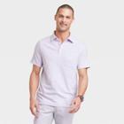 Men's Regular Fit Short Sleeve Slub Jersey Collared Polo Shirt - Goodfellow & Co