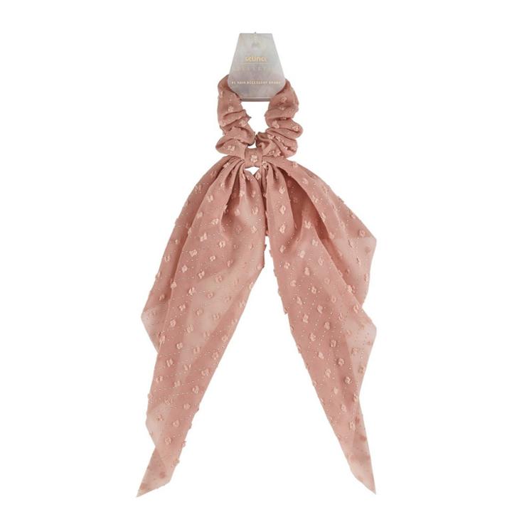 Scunci Collection Scarf Hair Scrunchies - Nude
