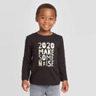 Toddler Boys' Long Sleeve New Years 2020 Graphic T-shirt - Cat & Jack Black 12m, Toddler Boy's
