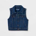 Girls' Denim Vest - Cat & Jack Dark Wash