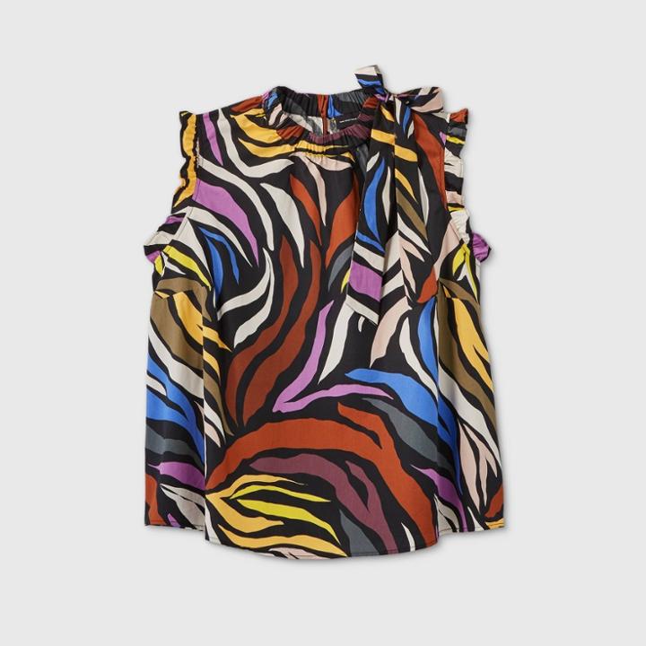 Women's Plus Size Sleeveless Blouse - Who What Wear Black