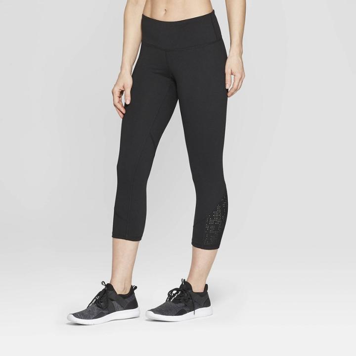 Women's Everyday Punchwork Mid-rise Capri Leggings - C9 Champion Black