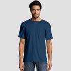 Hanes Men's Short Sleeve 2pk Heavy Weight Crew T-shirt - Navy (blue)